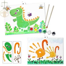 FOU 손도장 발도장 액자 1인용 유치원미술재료, 8. 기린