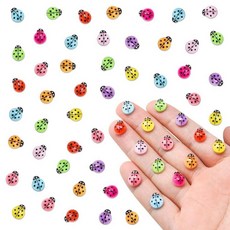 해외 WOZADU 공예용 작은 꿀벌 200개 미니 레진 인형의 집 미니어처 물건 요정 정원 마이크로 조경 장식용 동물 미국매장정품+ 1724387, .0004.Ladybug.