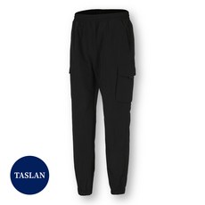 험머 타슬란 우븐 기능성(발수 방풍) 카고 포켓 팬츠 블랙