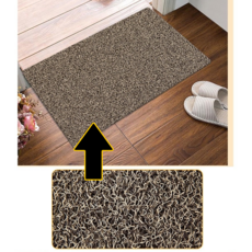 와이투 코일현관매트 미끄럼방지 두께 20mm, 80 x 60cm, 브라운, 1개