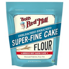 Bob's Red Mill 超細蛋糕粉, 1個, 1.36kg