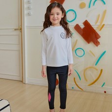 유라비 아동복 스탠다드 돌핀 긴팔 래시가드 카이트 워터 레깅스 긴바지 수영복 상하세트