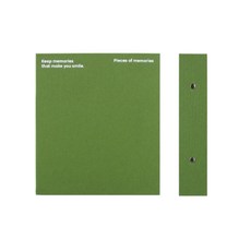 금산 A6 6공 스퀘어 다이어리 하드커버 a66공커버가죽 6공다이어리커버, 01 올리브