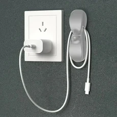 1pc 가정용 주방 스토리지 와이어 와인더 Traceless 플러그 고정 전원 코드 주최자 케이블 관리 홈 도구, 03 Gray