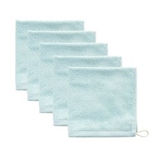 뱀부 핸드 어린이집 고리손수건 5장, 5개, 스카이