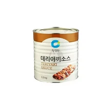 대상 청정원 데리야끼 소스 3.5Kg 데리야키캔 통조림 음식 요리용 데리야끼양념, 1개