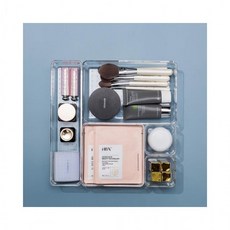 루미나D 서랍 정리함 투명 트레이 수저보관함, 1개, 선택_소형 직각