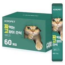 아크로펫 짜먹는 고양이 간식, 참치, 900g, 1개