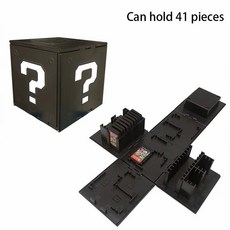 스위치 칩보관함 스토리지 16 슬롯 휴대용 (스위치/라이트/OLED 카트리지 사각형 박스), 41 Slots, A5, 1개