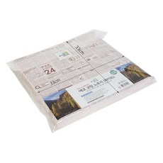 에코 코팅 노루지 화이트 500매 (모던 뉴스페이퍼 33x33 샌드위치 코팅지), 1개, 500개입