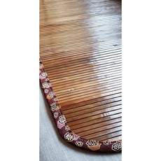 篁城 台灣嚴選 涼蓆/竹蓆 標準雙人床蓆 5x6呎, 碳化咖啡色款,5X6尺標準一般雙人床-橫向