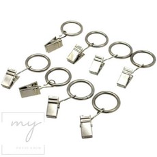 내집방 커튼링 집게 8p 소 커텐링, 아이보리