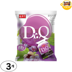 대만 닥터큐 곤약 젤리 포도젤리 사은품 추가증정, 3개, 265g
