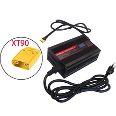 7S 25.9V 리튬 배터리용 29.4V 10A 스마트 충전기 LED 표시기 내화성 쉘 과전류전압단락 보호, 01 US-110V, 02 XT90 male