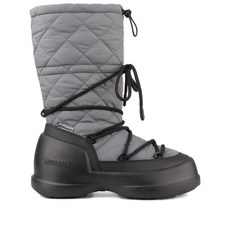 문부츠 퀼팅 레인 부츠