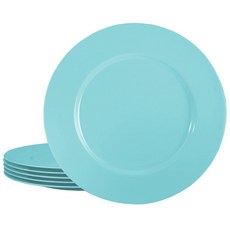 Calypso Basics 멜라민 디너 플레이트 접시, Turquoise, 1개