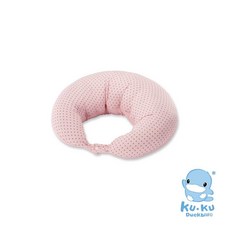 酷咕鴨 KUKU PLUS 授乳月亮枕, 波波粉