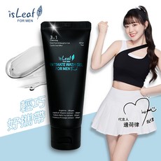 isLeaf男性私密潔淨凝露 深層清潔、去除異味、清爽保濕, 60g, 1件