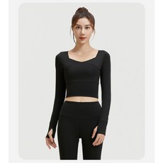 高強度含胸墊瑜珈上衣 運動上衣 瑜伽背心