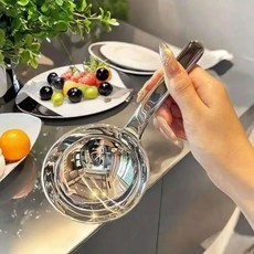 스텐 라면 대형 큰스푼 1개 스푼 국자 316 캠핑, A. 대형 스텐 국자 1개