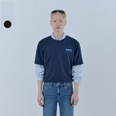 게스 남녀공용 반팔티셔츠 GUESS 남여공용 물음표 데님프린트 MQ2K9433_BS