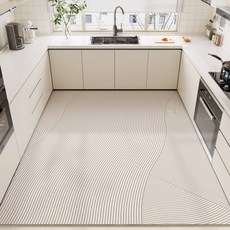 혜신 대형 주방 욕실 발매트 신발장 매트 커팅 가능 매트 미끄럼방지 방수 PVC, 1개, T001