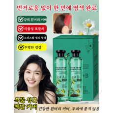 오일 프레스티지 클리어 염색 크림 염색 크림 크림 식물염색제, 블랙브라운*5, 260mlx2병/set