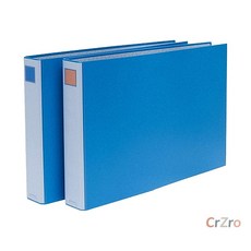 대흥 파이프 바인더 P504 2공 청색 1개입 제본 서류철 펀칭 간격 4cm