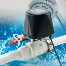 투야 지그비 스마트 가스 밸브 와이파이 정원 물 차단 타이머 관개 컨트롤러 알렉사 구글, 02 White, 01 ZigBee3.0