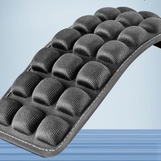 減壓肩帶, 1個, 黑色 三排方格小氣囊