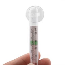 어항 수족관 유리온도계 수조 수중용 온도측정기, 1개