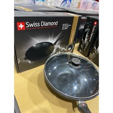 Swiss Diamond 不沾炒鍋 30公分 附玻璃鍋蓋