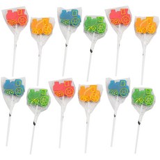 기차 모양 모듬 막대 사탕 12개입 - 12개 기차 모양 모듬 막대 사탕 12개입 - 12개, 0mg, 1개