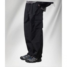 DIMITRI BLACK VLAD 워터프루프 와이드 카고 팬츠_블랙971888