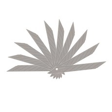 30도 9MM 커터칼 AD-2P 리필칼날, 단품, 1세트