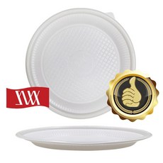 삼아 전자렌지 일회용품 일회용 종이접시 GD 23cm 10매, 택> 1