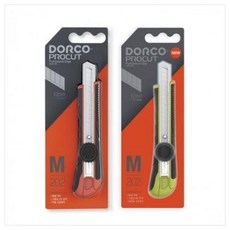도루코 PROCUT 커터칼 M202 중형커터칼, 색상랜덤, 1개