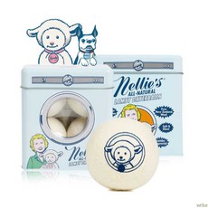 台灣出貨 Nellie's 烘衣球 送禮首選 純羊毛烘衣球 快乾蓬鬆 羊毛球 乾衣球 Nellies, 1個, 單顆夾鍊袋寄出