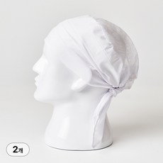 BMT 스포츠 망사 두건 조리 운동 위생 반다나 통기성 메쉬 사계절용 번들구성, 2개, 화이트