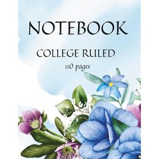 College Ruledbook 110 Pages 8.5 x 11 Inches Wide Letter Size Lined Journal for School College, 상세페이지 참조, 상세페이지 참조, 상세페이지 참조