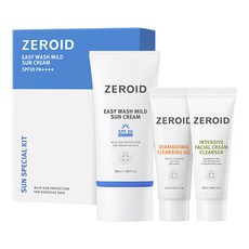 [제로이드] 이지 워시 마일드 선크림 50ml 기획세트 [알림받기5할인], 1개