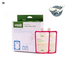 모유 보관팩 리필 아기 이유식 dpa*17412ab, 200ml