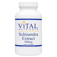 Vital Nutrients 五味子素食膠囊 500mg, 90顆, 1個