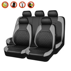 푸조 508 207 307 407 3008 206 sw 107 301 408 리프터 트래블러 자동차 시트 쿠션용 PU 커버, 12 5Seats-grey