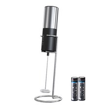 圓樂 家用電動奶泡器, 無雙電動+底座（送電池）