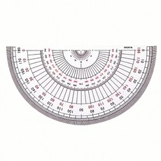 풀드림몰 반원 분도기 18cm 각도기
