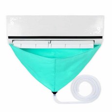 에어컨 청소 방수포 물받이 키트 세척 셀프 에어컨 청소 용품 클리닝 가정용 벽걸이 보호 오염 커버 필터, 산도깨비에어컨세정제