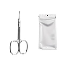 Akkerds 초정밀 큐티클 절단 고급 뷰티 케어 가위 표면 매트 가공 방미끄럼 처리 수술용 등급 스테인리스제 6면 연마날로 제작된 가위 각이 섬세한 끝이 있고 크기가 작고 사용하