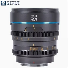 Sirui Night Walker 24mm / 35mm / 55mm T1.2 S35 시네 렌즈 시리즈 경량 고속 T1.2 조리개 렌즈, 01 55mm T1.2 Metal Gray, 04 Fuji XF, 01 55mm T1.2 Metal Gray