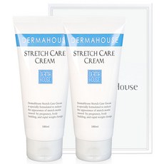 더마하우스 스트레치 케어 크림 2개+포장-산전 산후 임산부 청소년기 일반인, 2개, 180ml